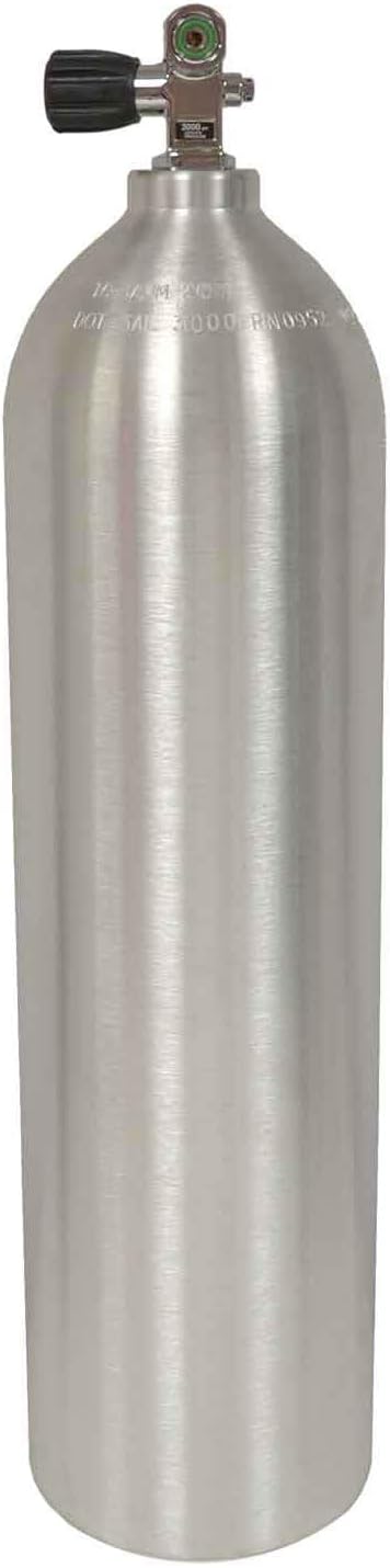 Cyl-Tec Aluminum 80 Scuba Tank Brushed