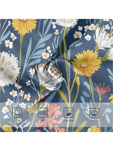 ZZKKO Countryside Wildflowers Girls Underwear Toddler Panties for Girls Comfort Brief Size 2T3