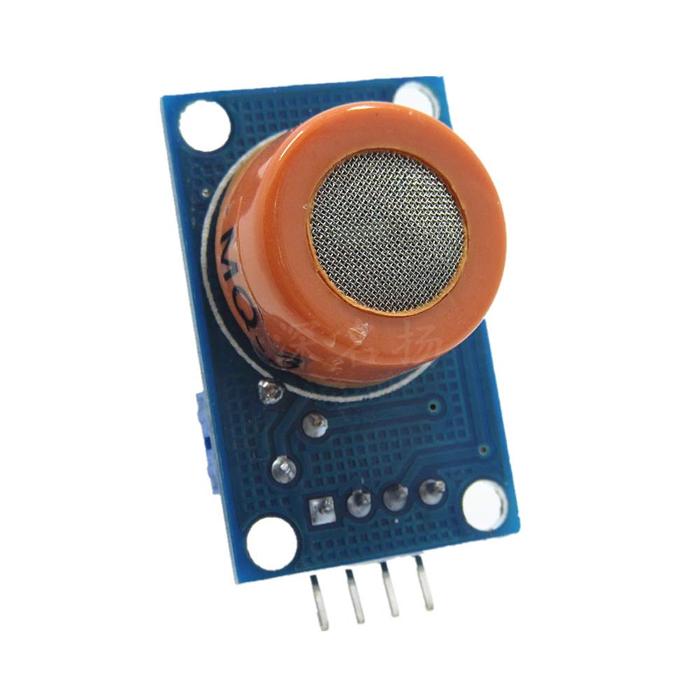 Another angled view of a single HUABAN MQ-3 Alcohol Ethanol Gas Sensor Module, showing the underside of the PCB