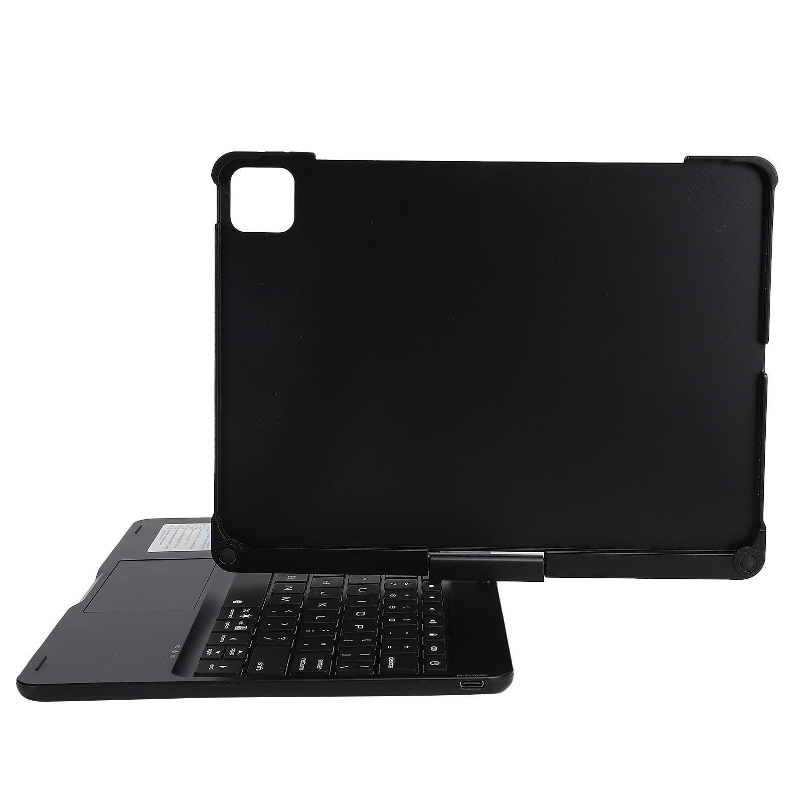 SIXRUN Teclado Bluetooth Plegable Inalámbrico, 78 Teclas Touchpad (Black)