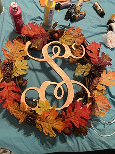 Unfinishedwoodco Monogram Unfinished Wood Letter Vine 13 Inch, 13-Inch, F #TOP7