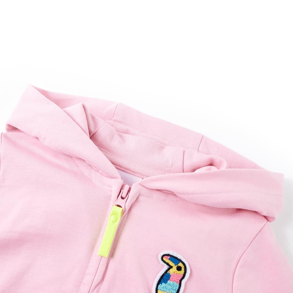VidaXL Felpa Con Cappuccio Per Bambino - Con Cerniera, Tasche Anteriori, Cotone Pettinato, Taglie Da 1,5 A 10 Anni