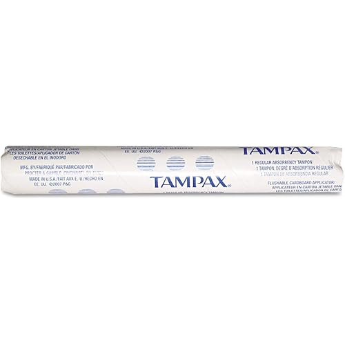 Tampax 10073010025001 Original Regular Absorbency Tampons for Vending Machines (500-Piece/Carton)