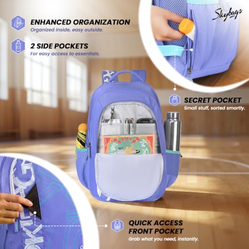 Image of Skybags Brat Pro Max 15.6 Inch Compatible Unisex 35L Laptop Backpack | Premium Durable Fabric| 3 Compartments | Padded Backpanel | Office & Casual Travel Backpack for Men & Women