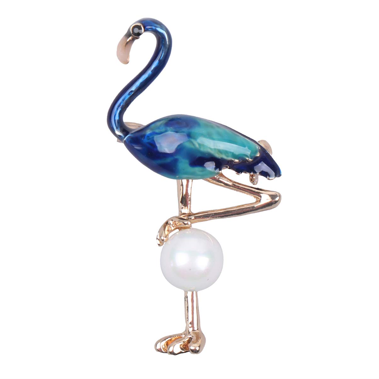 Animal Scarves Shawl Clip Mens Accessories Enamel Flamingo Brooches Pearl Brooch Pin Xmas Rhinestone Brooch Brooches for Women Christmas Wreath Pin