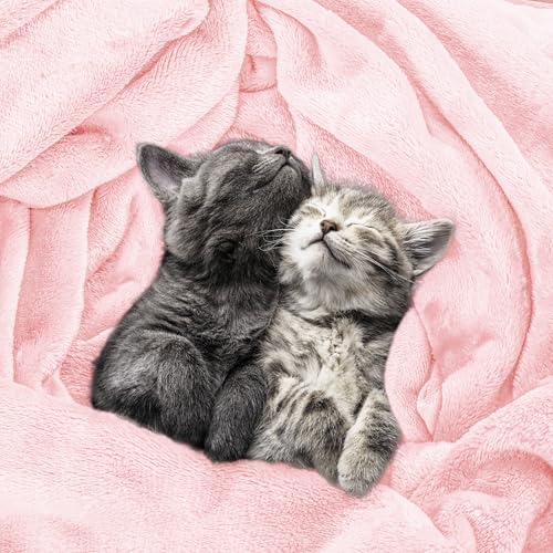 Image of Utopia Bedding Fleece Blanket King Size Pink 300GSM Luxury Fuzzy Soft Anti-Static Microfiber Bed Blanket (90x102 Inch)