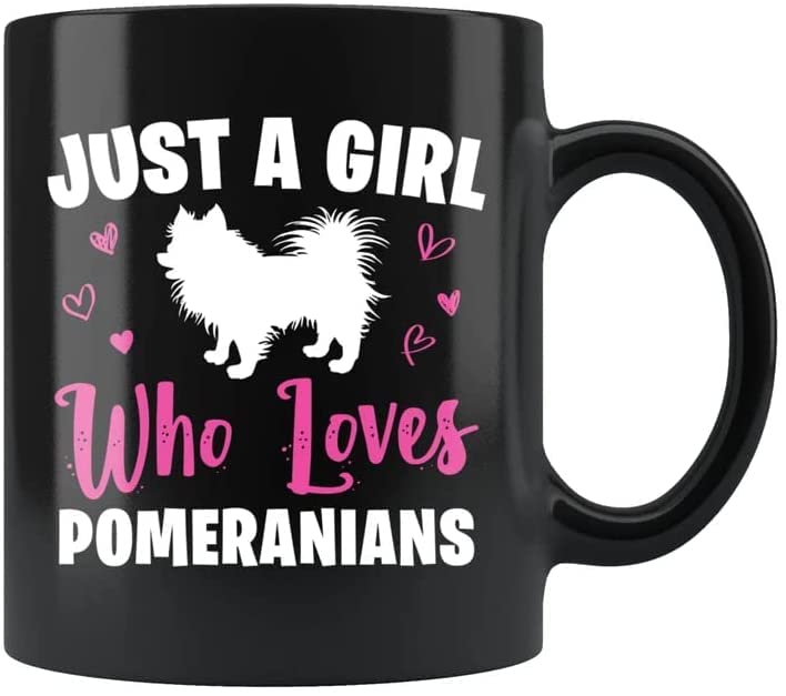 Vigat Pomeranian Girl Mug Pomeranian Girl Gift Pomeranian Mug