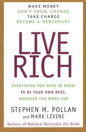Image Source: https://www.amazon.com/Live-Rich-Everything-Need-Know/dp/0887309348 Live Rich Book Cover