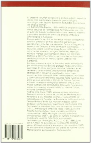 Mitología arcaica y derecho materno