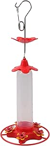 Smart Hummingbird Feeder with Camera for Outdoors Hanging Ant and Bee Proof- AI Identify Bird Species Bird Watching Camera IP65 Waterproof Gifts for Family (Red-12oz) asin的图片
