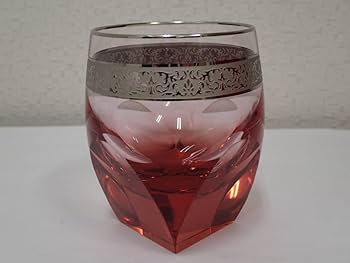 Moser プラチナ　青クリスタルグラス Moser プラチナ 青クリスタルグラス