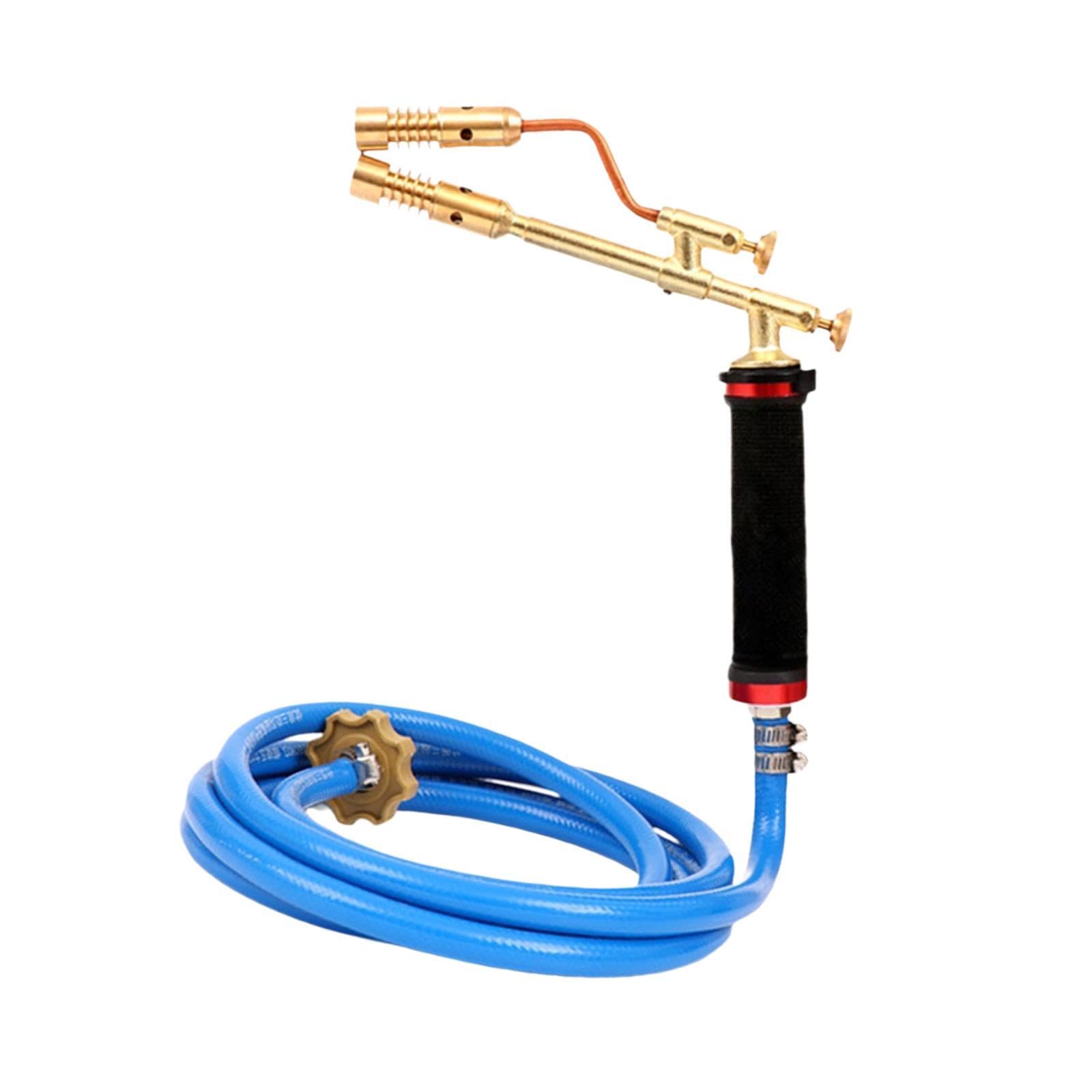 Tête à souder double portable professionnelle - Tuyau 5m et buse cuivre