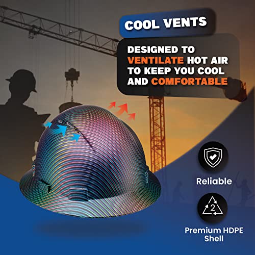 Full Brim Vented Osha Construction Hard Hat, Color Weave, Work Approved Safety Helmet, Carbon Fiber Custom Design Hard Hats, Cascos De Construccion Hardhat For Men, Hard Hat By Acerpal #TOP6