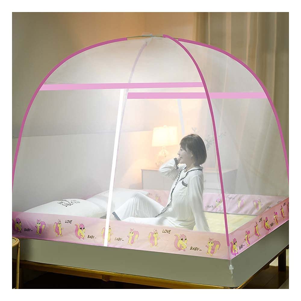 GTHTUHFD Pop Up Mosquito Net, Portable Tent Travel Three Door Zipper Bed Net, Easy Installation And Fine Mesh, Perfect For Bedroom Outdoor,6,200 * 220Cm,6-180 * 220cm