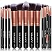 SHANY Makeup Brushes - Rose All Day - 14-Piece Brush Set – Foundation Powder Concealers Eye Shadows Makeup brushes - Complete Kabuki Makeup Brush Set in Rose Gold - 14 PCS