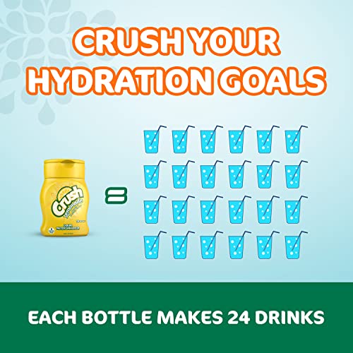 Crush Crush, Lemonade, Liquid Water Enhancer – New, Better Taste (4 Bottles, Makes 96 Flavored Water Drinks) 1.62 Fl Oz (Pack Of 1) #TOP2