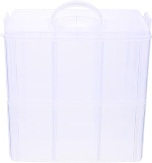 ABOOFAN Nail Polish Storage Box with Lid Doub...