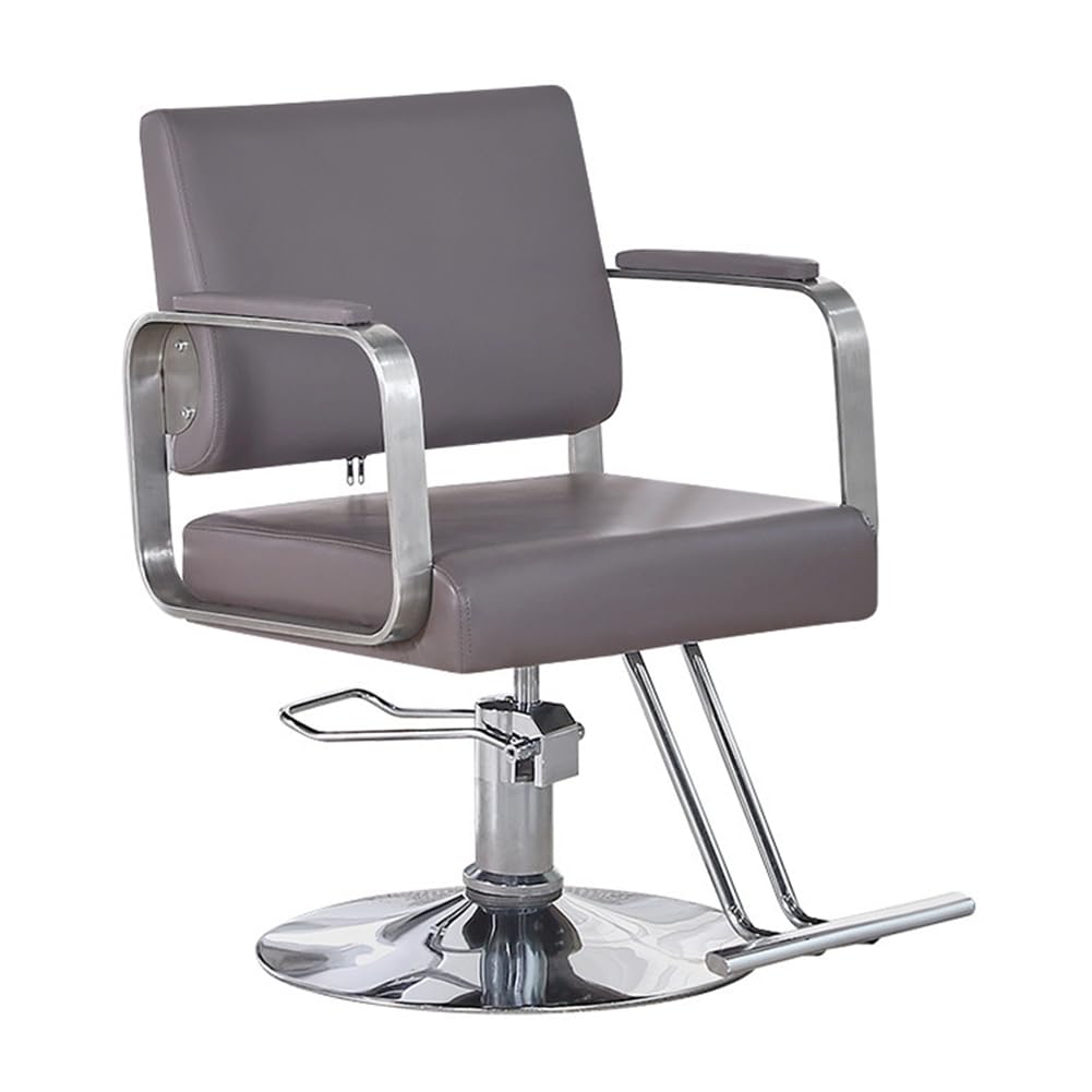 OZBMA Hair Salon Chair Hydraulic Braiding for Stylist Heavy Duty, Styling Hairdressing Beauty Spa Equipment,Blue,A (Brown B)