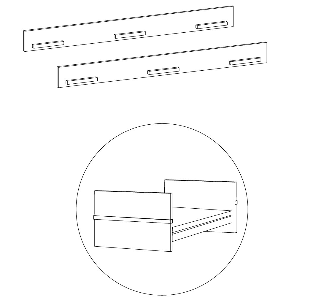 roba Kit de Conversion pour Transformer Lit Bébé 70 x 140 cm au Lit Junior Universal - Côtés de Transformation - Blanc