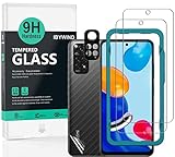 [Protección HD]: el vidrio tiene hasta un 99% de alta transparencia, lo que preserva la experiencia de visualización de retina de alta definición original de Xiaomi Redmi Note 11 4G y la respuesta táctil de alta sensibilidad.