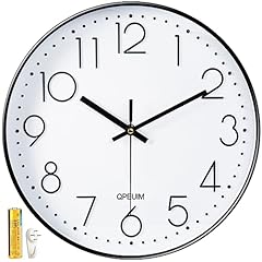 Wall Clock 12 Inch Wall Clocks Non Ticking Battery Operated with Stereoscopic Dial Ultra Quiet Wall Clock 12 Inch Wall Clocks Non Ticking Battery Operated with Stereoscopic Dial Ultra Quiet item