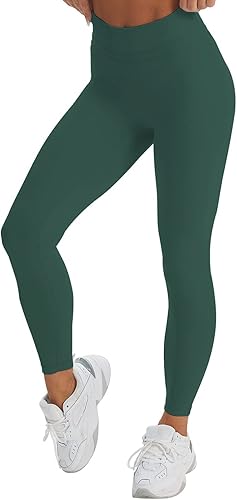 Miniatura 6 de Pantalones de yoga para mujer, de cintura alta, tipo leggings, con levantamiento de glúteos y control de abdomen, talla 78