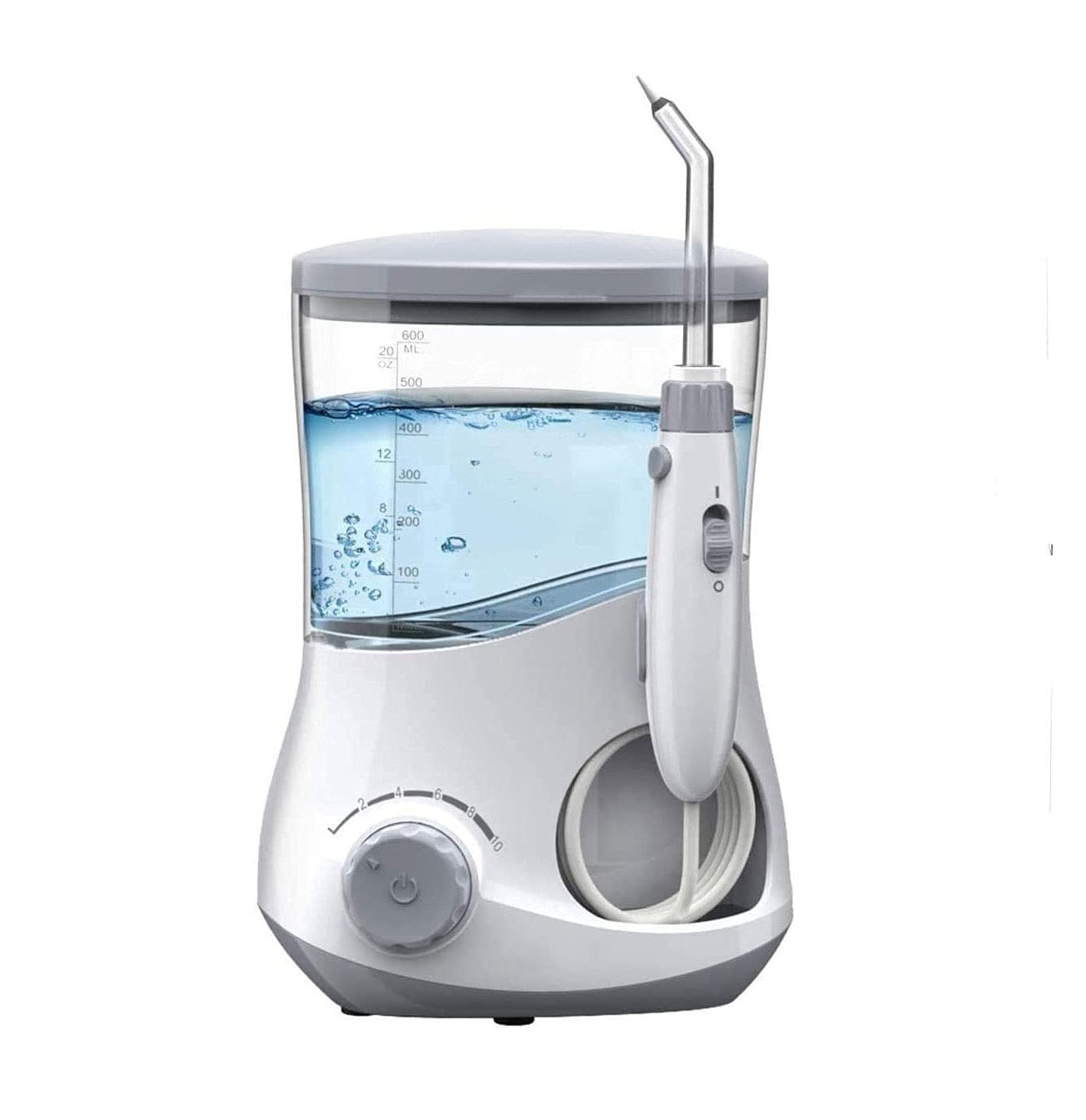 Dental Water Flosser Oral Irrigator Water Teeth Cleaner 600 ML Capacity for Tooth Cleaning Waterproof Leakproof Ideal for