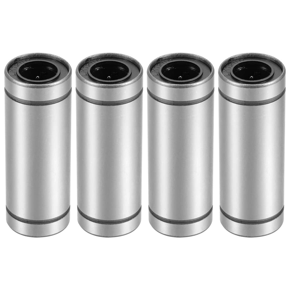 HiPicco Linear Ball Bearings, LM12LUU 12mm Bore Longer Linear Motion Bushing Double Side Rubber Sealed Rod Liner Shaft Parts for CNC Machine 3D