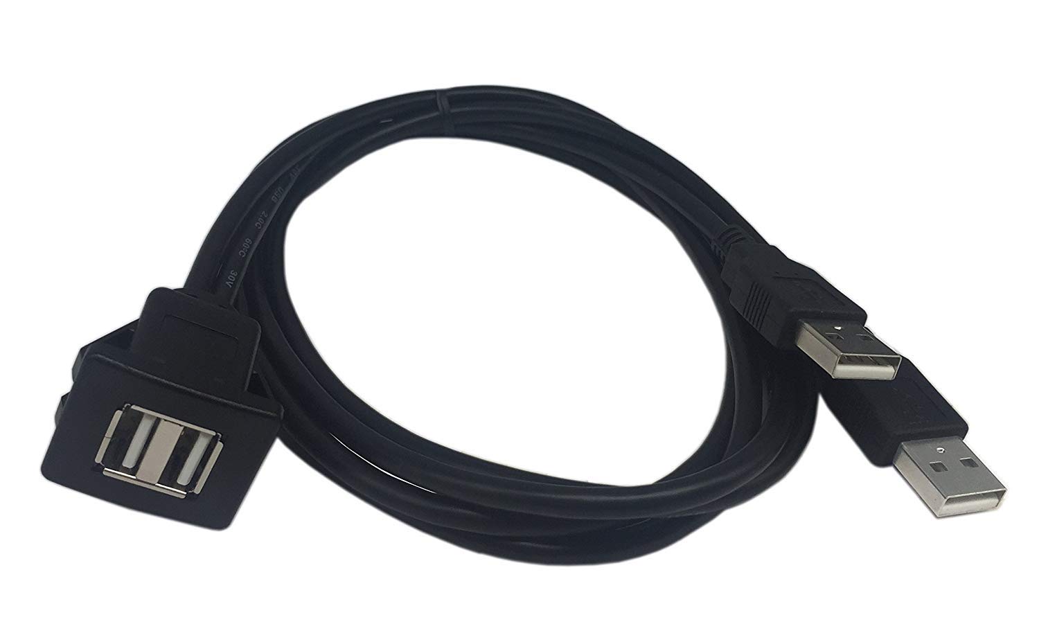 Amazon.co.jp: CERRXIAN デュアルUSB 2.0フラッシュマウントケーブル