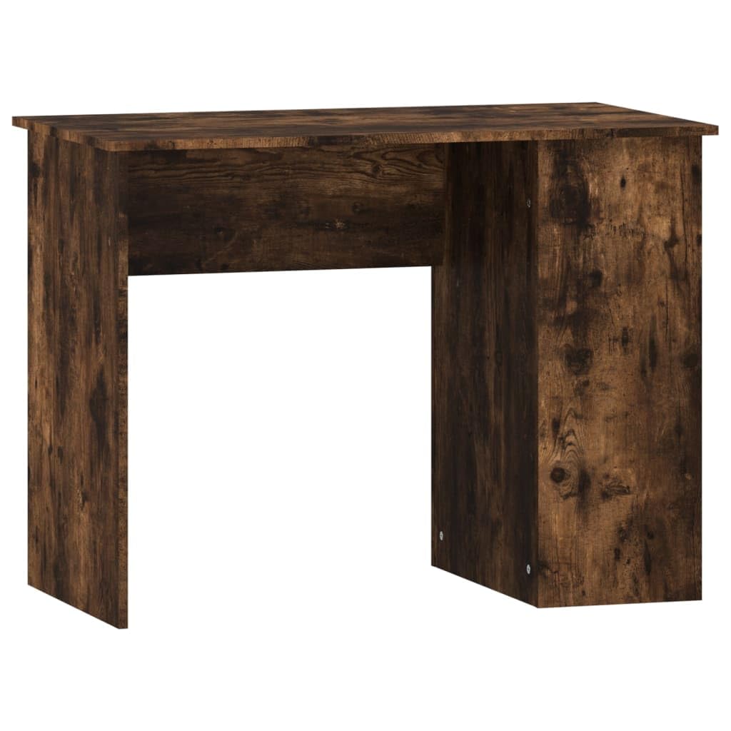Scrivania Mobili Scrivania Incenso 100 x 55 x 75 cm, in legno con 2 scomparti per ufficio e studio, design elegante e moderno in materiale robusto
