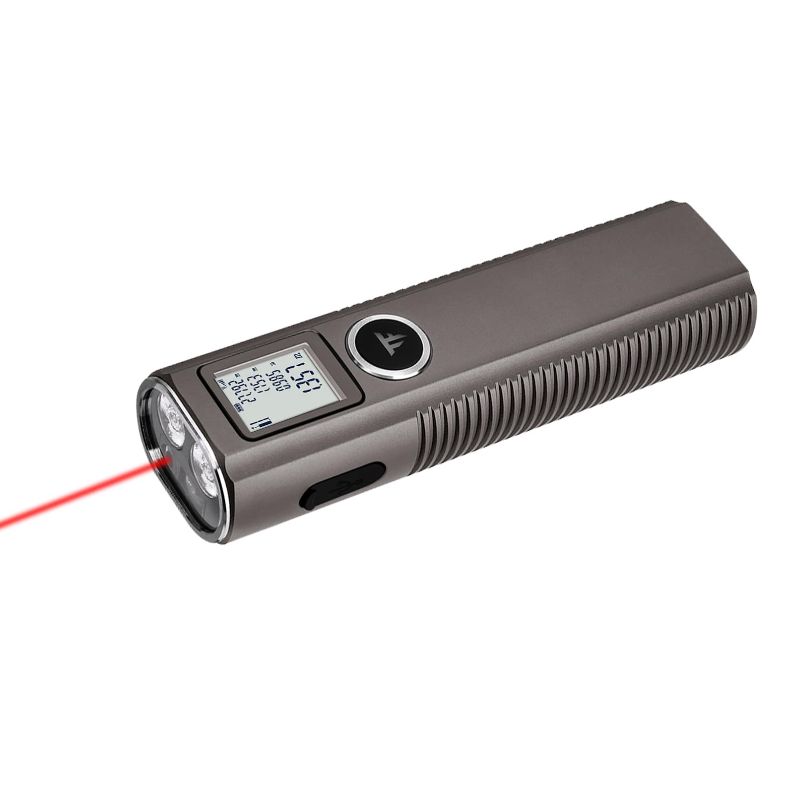 TrustFire Mini X7 Flat EDC Flashlight Rechargeable with Red Beam, Distance Meter Function and White LED Combo, 750 Lumens Portable Pocket Lights