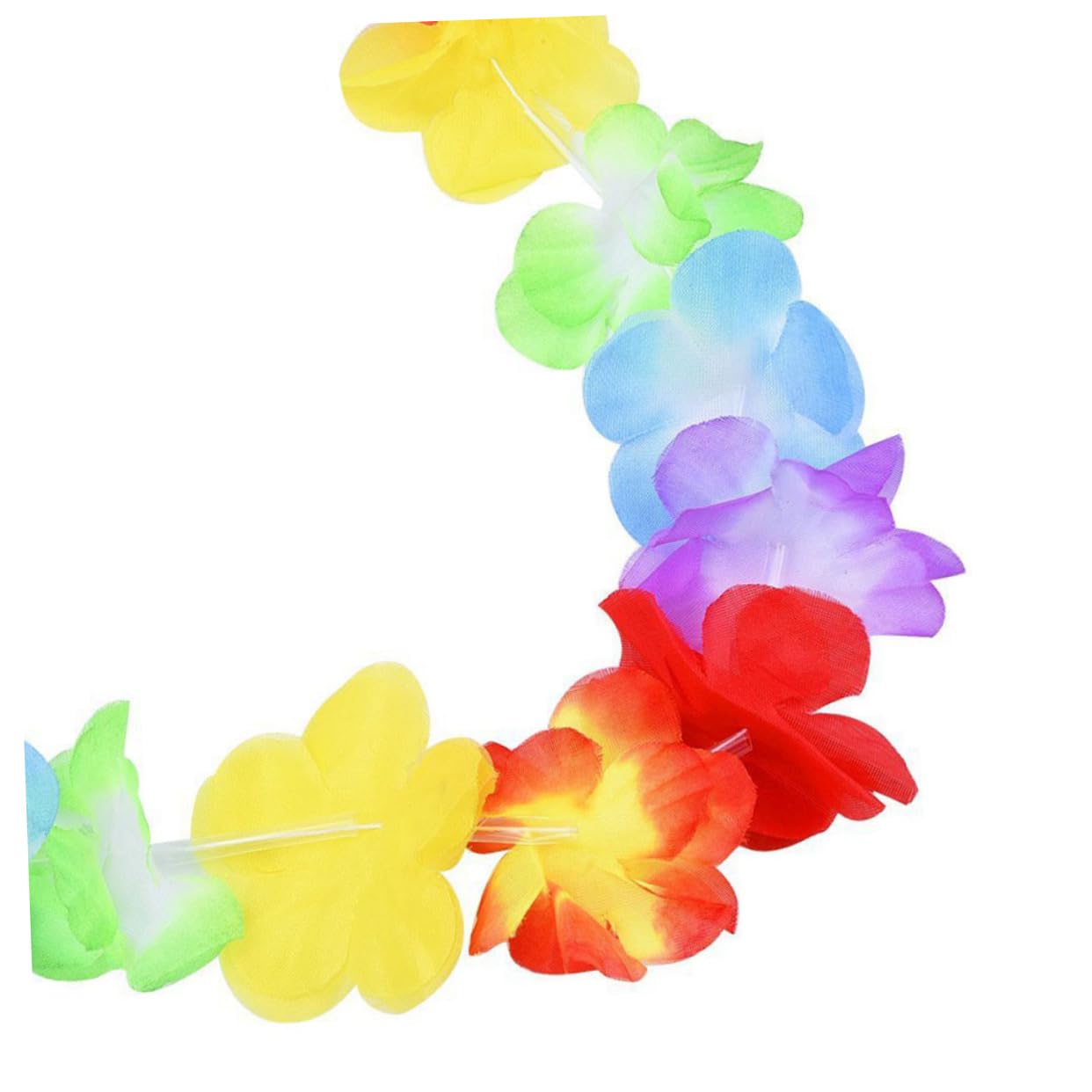Ciieeo 40 Piezas Guirnalda Hawaiana Collar de Flores Tropicales Collares Hawaianos Guirnalda de Flores Collar de Flores Hawaianas Guirnalda Luau constituir cochinillo asado