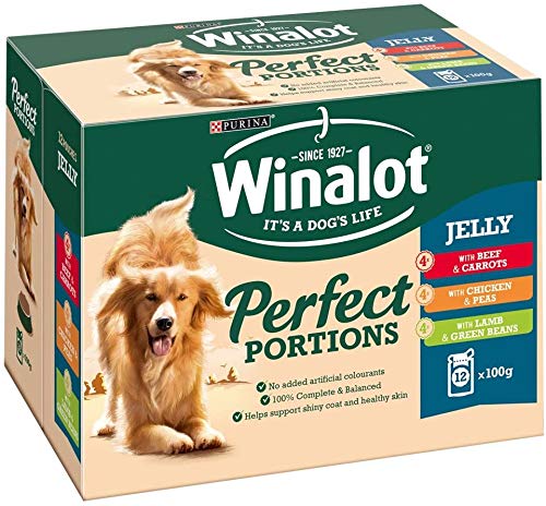 Winalot 2 x Perfect Portions Meat in Jelly Dog Food, 1200 g