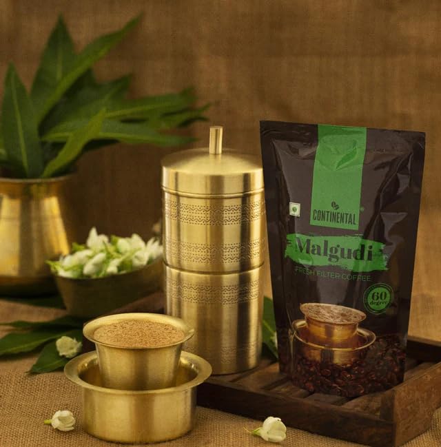 Continental Malgudi - Pouch | 60% Coffee 40% Chicory | Roast & Ground Coffee Powder | Filter Coffee Powder, 200g (200g x 1 Pc) (B0CTTP6N2N) Amazon Price History, Amazon Price Tracker