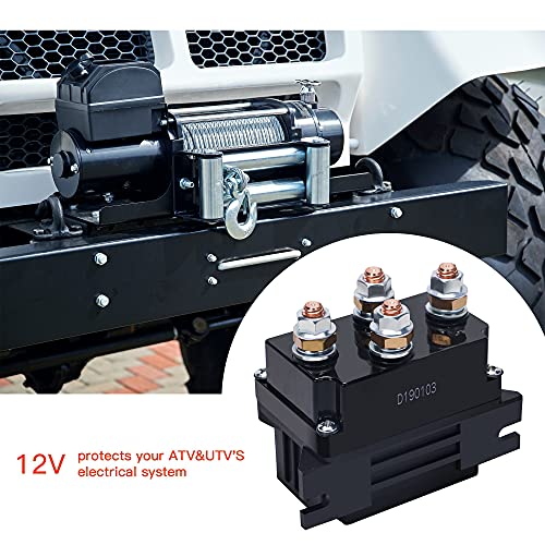 PLIOSAUR 500A 12V Winch Solenoid Relay for 8000-15000lb ATV UT Trucks Winches Replacement - Image 6