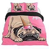 Avec double fermeture éclair, il est facile de mettre cette housse de couette sur votre couette.