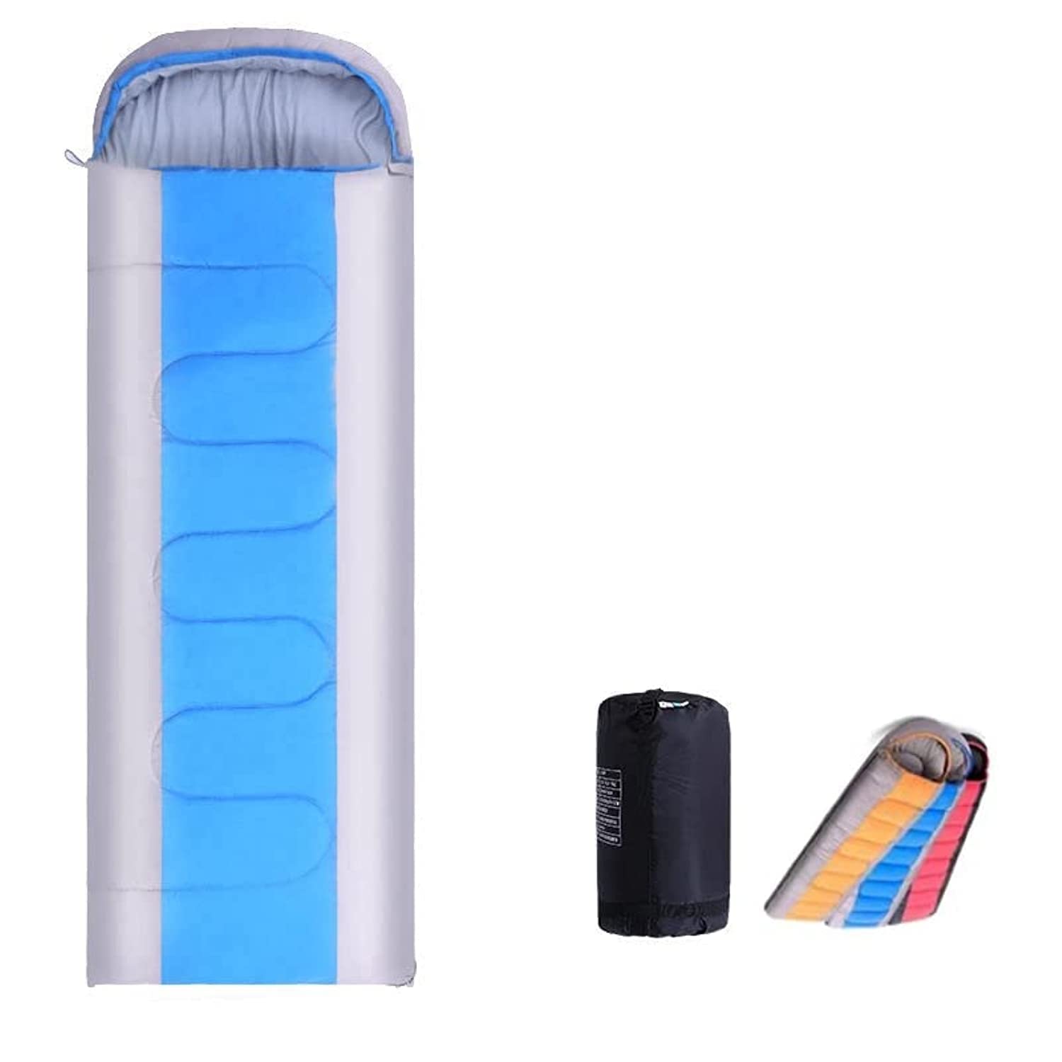 COOLBABY Widened Sleeping Bag - Lightweight Waterproof Warm Adult Camping with Compression Bag, Backpack for Outdoor Camping, Hiking and Traveling