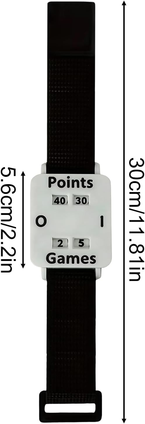 Score Keeper Wristband, Big Screen Adjustable, Counter Wrist Strap with Score Display, Tennis Scoreboard for Adults Scorekeeper, Sports Accessories, Wrist Counter for Men Women Outdoor