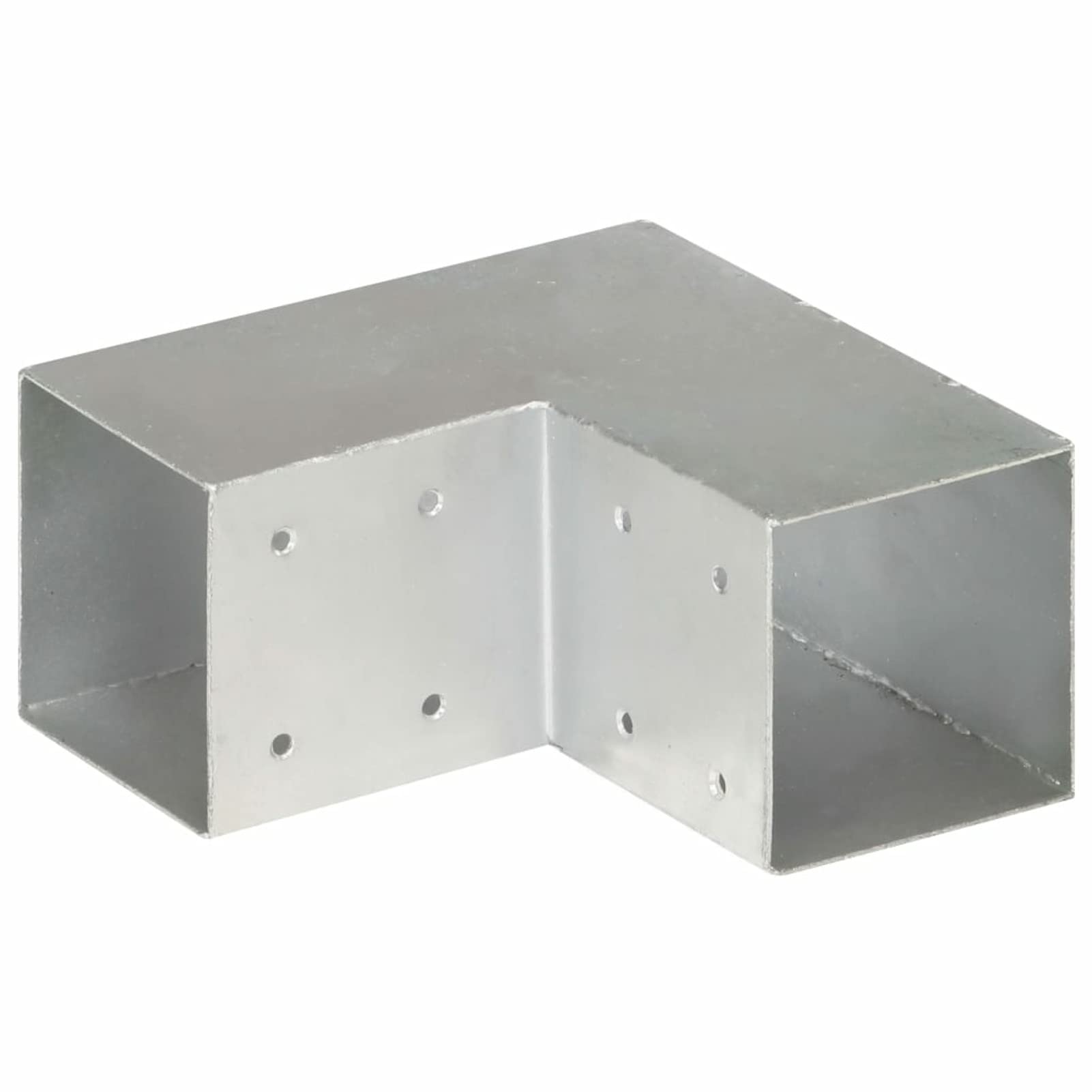 Conectores de Postes en L 4 uds Metal galvanizado 91x91 mm, Anclajes, Postes, Connex - SPU:145470