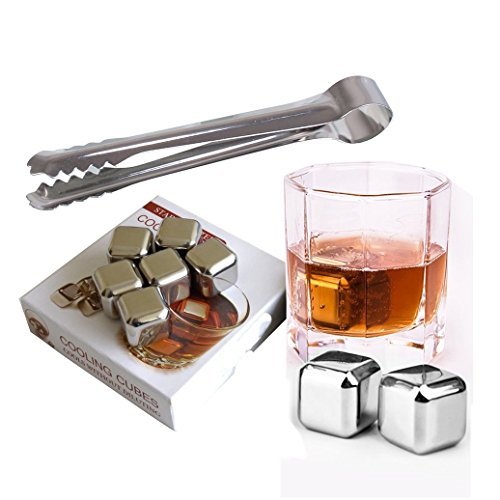 Buy Whisky Stones Ice Melts Biaoge Set of 8 with Stainess Steel