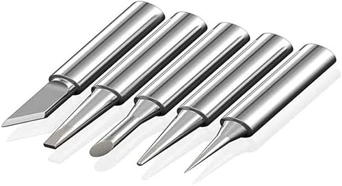 5 puntas de soldador XSSA60 para estación de hierro de soldadura de 60 W con pantalla LCD digital, temperatura ajustable 392 °F-842 °F..