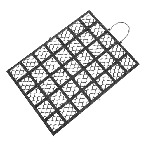 Happyyami Jardinera Vertical de Pared en PP Negro para Plantas y Dendrobium, Decoración Práctica Que Ahorra Espacio, Instalación Fácil para Exteriores y Jardinería
