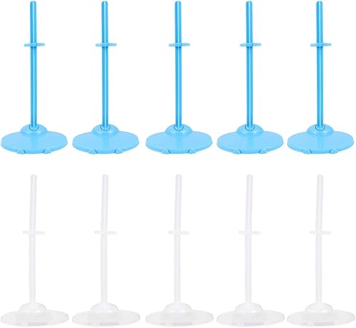 Sewroro 20 soportes para muñecas, soporte de exhibición mini soporte de muñeca, marco de soporte universal para muñecas (color 2)