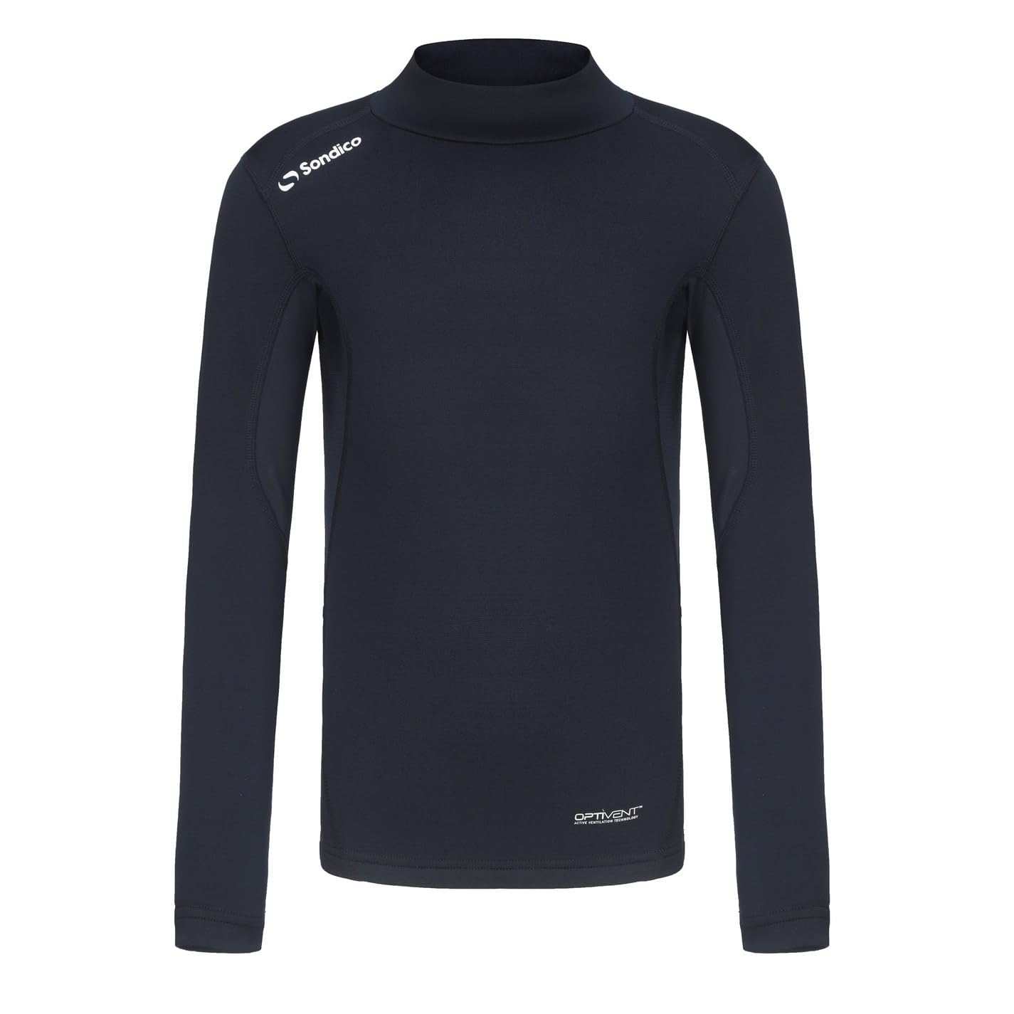 Sondico Kids Mock Neck Baselayer Top Navy 13 Years