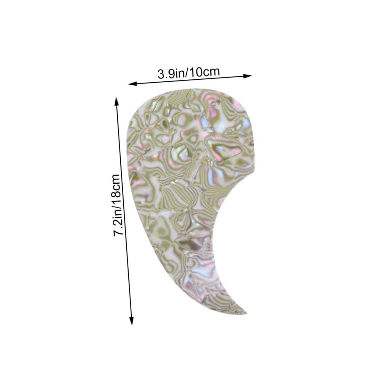 BESPORTBLE Guard Plate Pick Guards Acoustic Material Accessory Clear Scratch Guard Guitar Anti-scratch Guard Guitar Scratch Plate Guitar Part