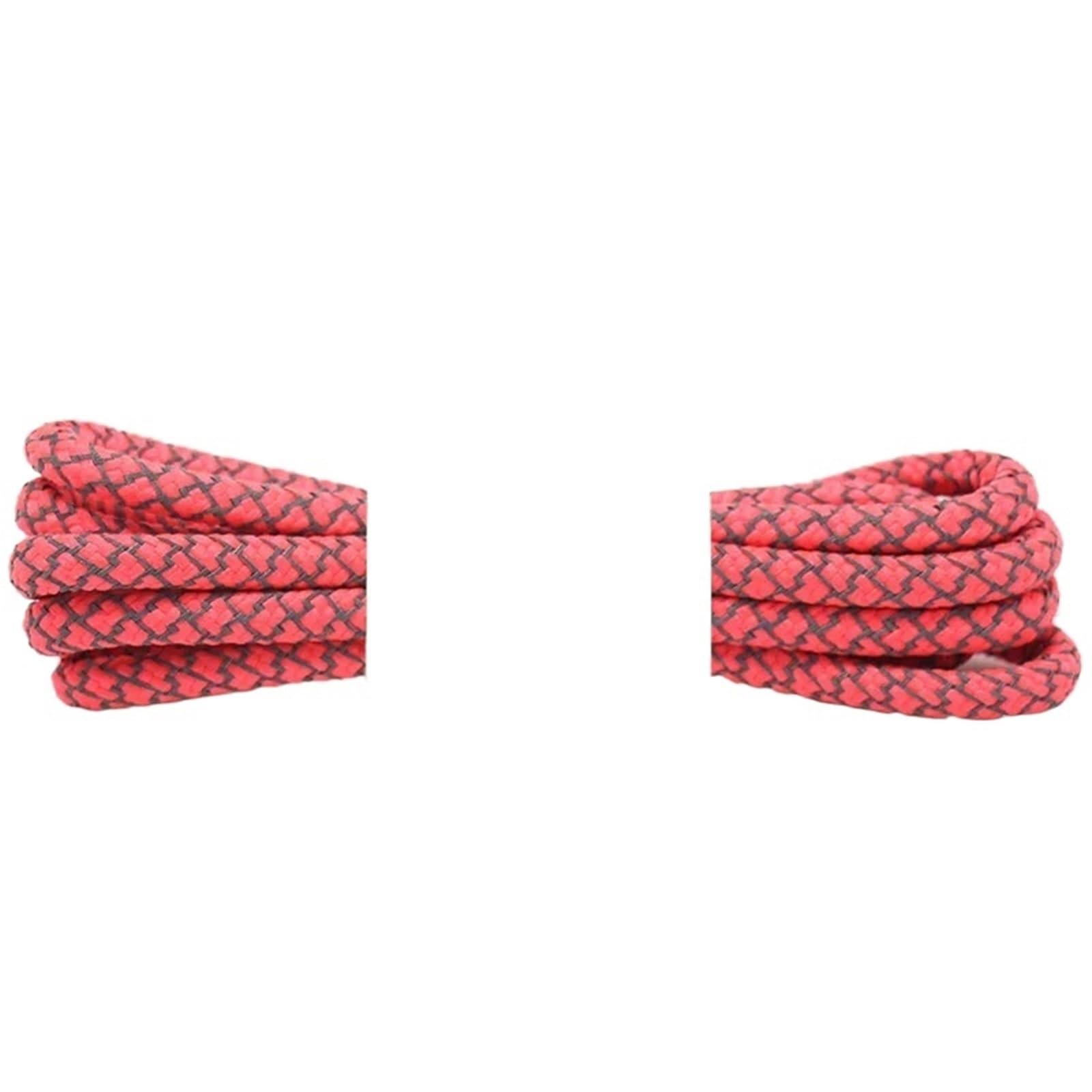 5 paires de lacets ronds réfléchissants for chaussures sport Pour Baskets(Light red,120cm)