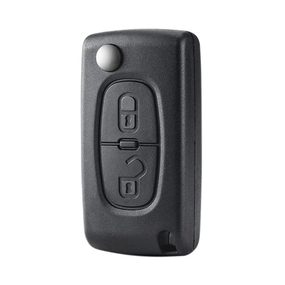 2 Buttons Flip Car Key Fob Case For Citroen Berlingo Xsara Picasso C2 C3 C4 C5 C6 C8 Peugeot Expert Partner Van 107 207 307 307S 308 2BT C-itroen Remote Control Key Shell Cover CE0523 VA2 Blade