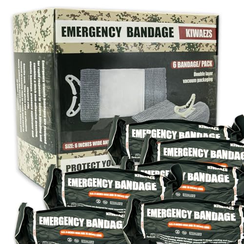 Israeli Style Emergency Bandage - 6 Inch (6 Count)