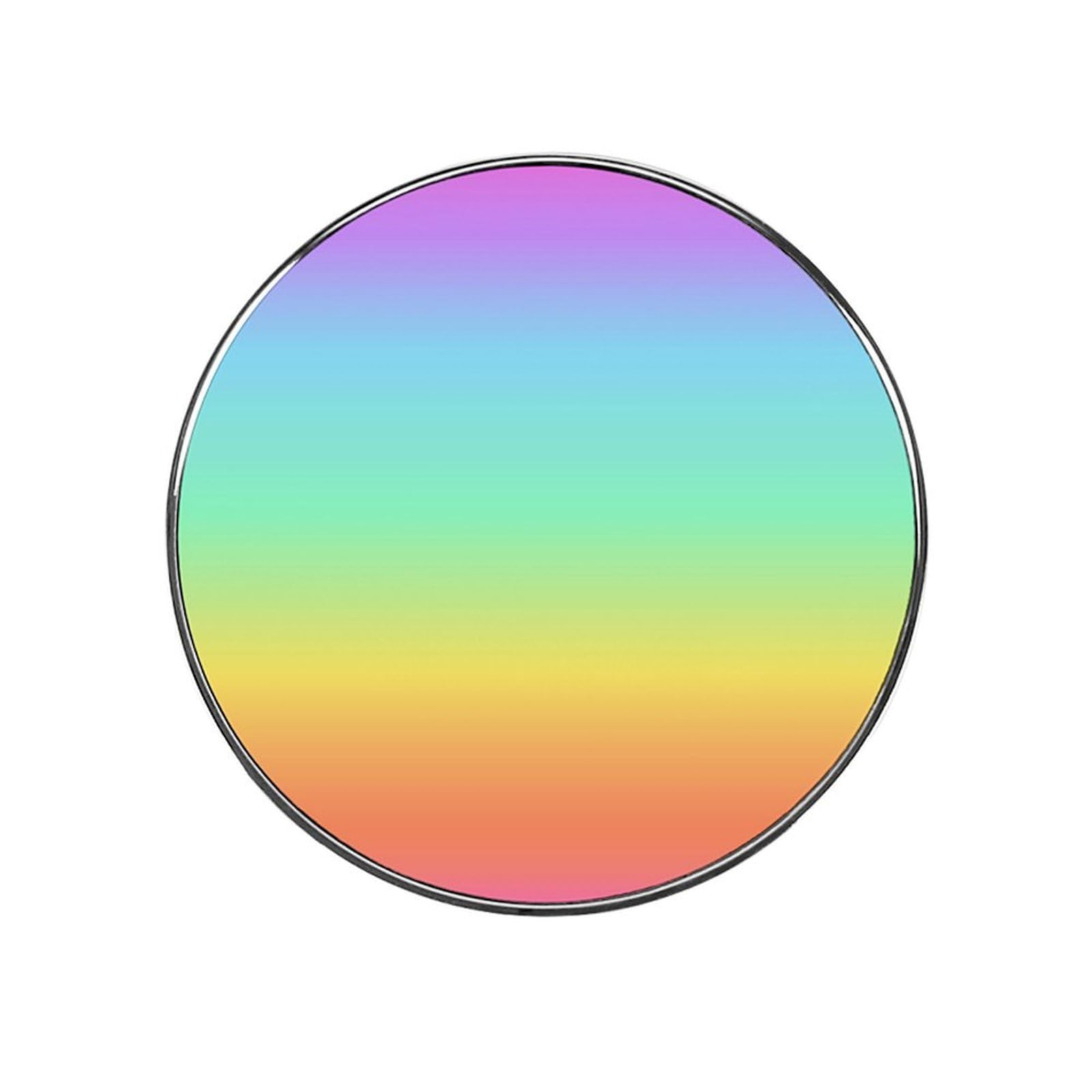 Gradient Rainbow Alloy Fridge Magnet For Office Cabinet Refrigerator Whiteboard Photo