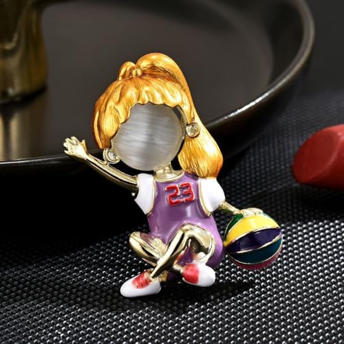 Image of Brooches And Pins For Women Fashion Elegant Flower Broches Lady Costume Jewelry Brooch Pins (Little Girl)